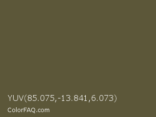 YUV 85.075,-13.841,6.073 Color Image