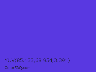 YUV 85.133,68.954,3.391 Color Image