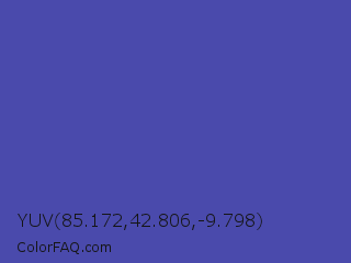 YUV 85.172,42.806,-9.798 Color Image