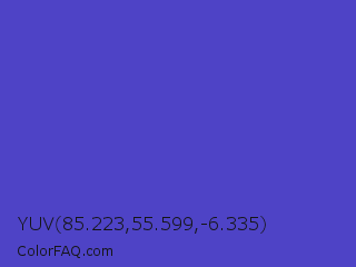 YUV 85.223,55.599,-6.335 Color Image
