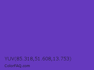 YUV 85.318,51.608,13.753 Color Image