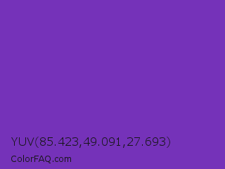 YUV 85.423,49.091,27.693 Color Image