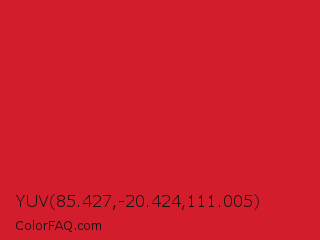 YUV 85.427,-20.424,111.005 Color Image