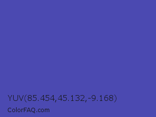 YUV 85.454,45.132,-9.168 Color Image
