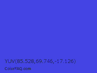YUV 85.528,69.746,-17.126 Color Image