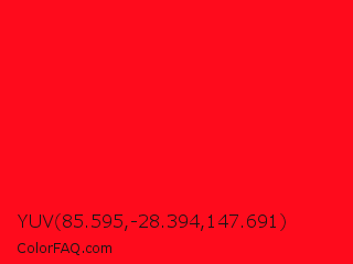 YUV 85.595,-28.394,147.691 Color Image