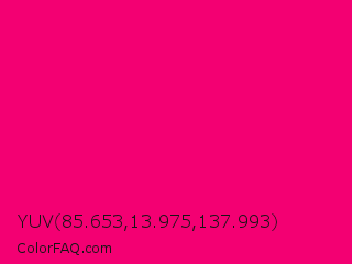 YUV 85.653,13.975,137.993 Color Image