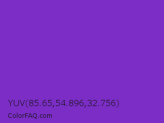 YUV 85.65,54.896,32.756 Color Image