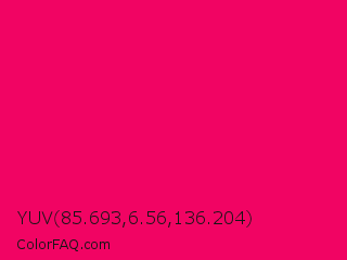 YUV 85.693,6.56,136.204 Color Image