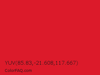 YUV 85.83,-21.608,117.667 Color Image