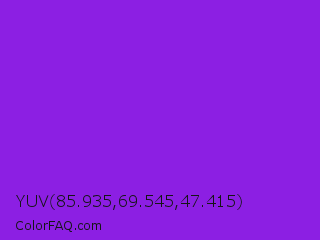 YUV 85.935,69.545,47.415 Color Image