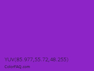 YUV 85.977,55.72,48.255 Color Image