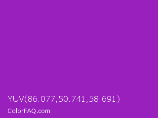 YUV 86.077,50.741,58.691 Color Image