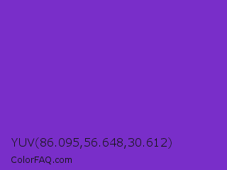 YUV 86.095,56.648,30.612 Color Image