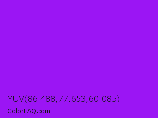 YUV 86.488,77.653,60.085 Color Image