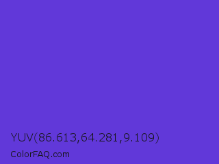 YUV 86.613,64.281,9.109 Color Image