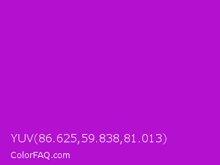 YUV 86.625,59.838,81.013 Color Image