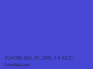 YUV 86.661,61.299,-14.612 Color Image
