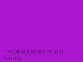 YUV 86.695,60.296,73.935 Color Image