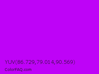 YUV 86.729,79.014,90.569 Color Image