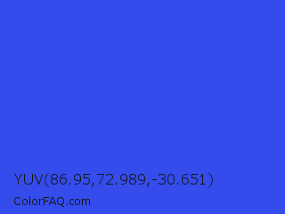 YUV 86.95,72.989,-30.651 Color Image