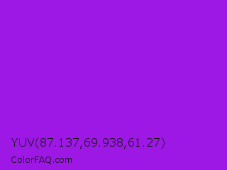 YUV 87.137,69.938,61.27 Color Image