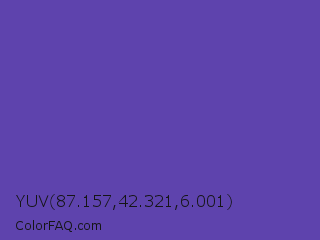 YUV 87.157,42.321,6.001 Color Image