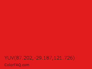 YUV 87.202,-29.187,121.726 Color Image