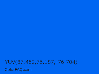 YUV 87.462,76.187,-76.704 Color Image