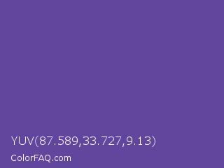 YUV 87.589,33.727,9.13 Color Image