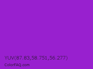 YUV 87.83,58.751,56.277 Color Image