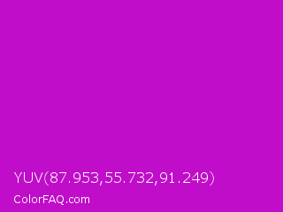 YUV 87.953,55.732,91.249 Color Image