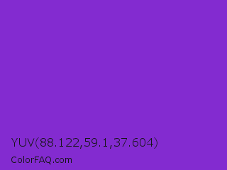 YUV 88.122,59.1,37.604 Color Image