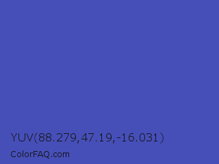 YUV 88.279,47.19,-16.031 Color Image