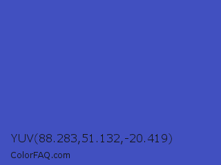YUV 88.283,51.132,-20.419 Color Image