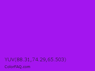 YUV 88.31,74.29,65.503 Color Image