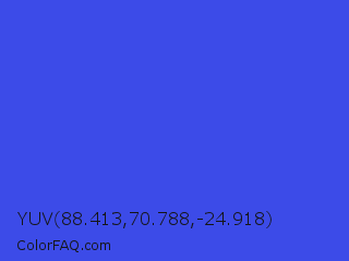 YUV 88.413,70.788,-24.918 Color Image