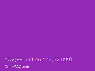 YUV 88.594,46.542,52.099 Color Image