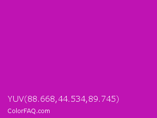 YUV 88.668,44.534,89.745 Color Image