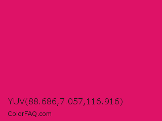 YUV 88.686,7.057,116.916 Color Image