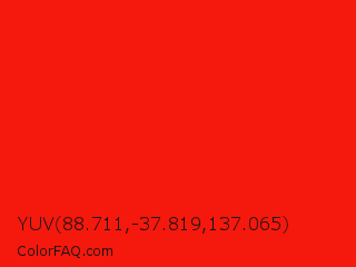 YUV 88.711,-37.819,137.065 Color Image