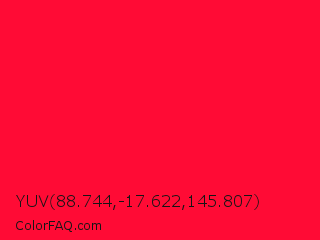YUV 88.744,-17.622,145.807 Color Image