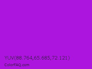 YUV 88.764,65.685,72.121 Color Image