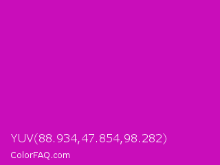 YUV 88.934,47.854,98.282 Color Image