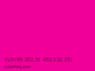 YUV 89.202,31.452,132.25 Color Image