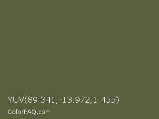 YUV 89.341,-13.972,1.455 Color Image