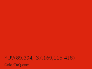 YUV 89.394,-37.169,115.418 Color Image