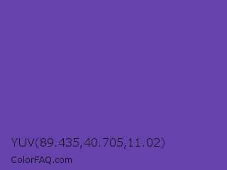YUV 89.435,40.705,11.02 Color Image