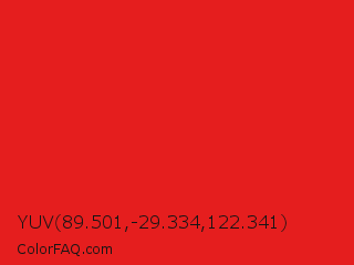 YUV 89.501,-29.334,122.341 Color Image