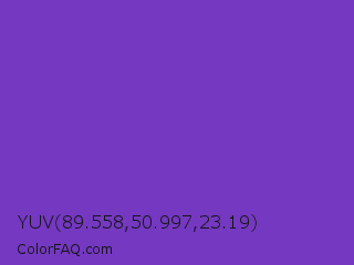 YUV 89.558,50.997,23.19 Color Image